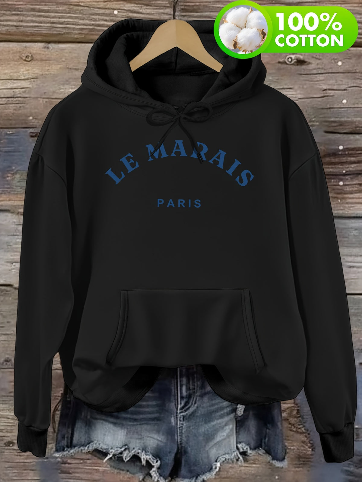 Sweat grande taille, capuche, toucher naturel, chaleur d'hiver, visuel produit