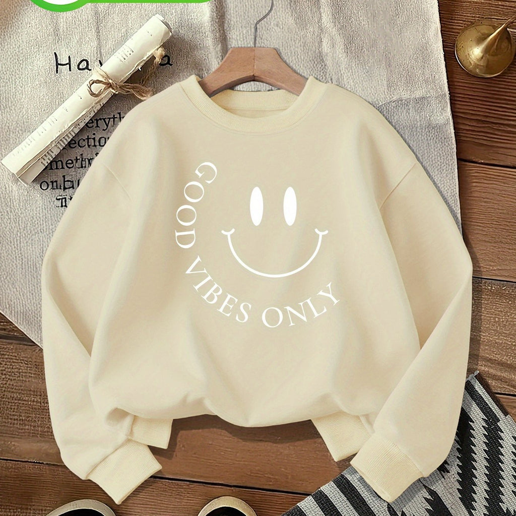 Sweat grande taille, col rond, capuche, toucher naturel — composition : 100% Coton
