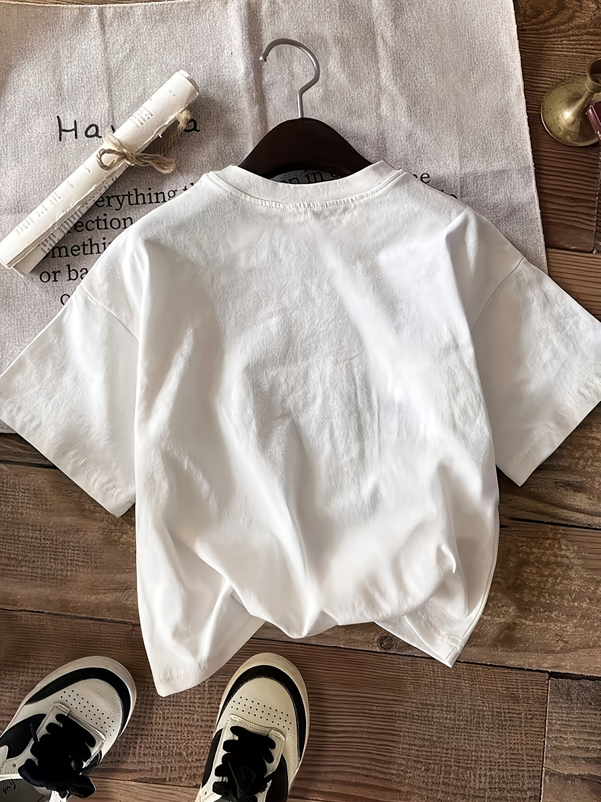 T-shirt grande taille, coupe oversize, manches courtes