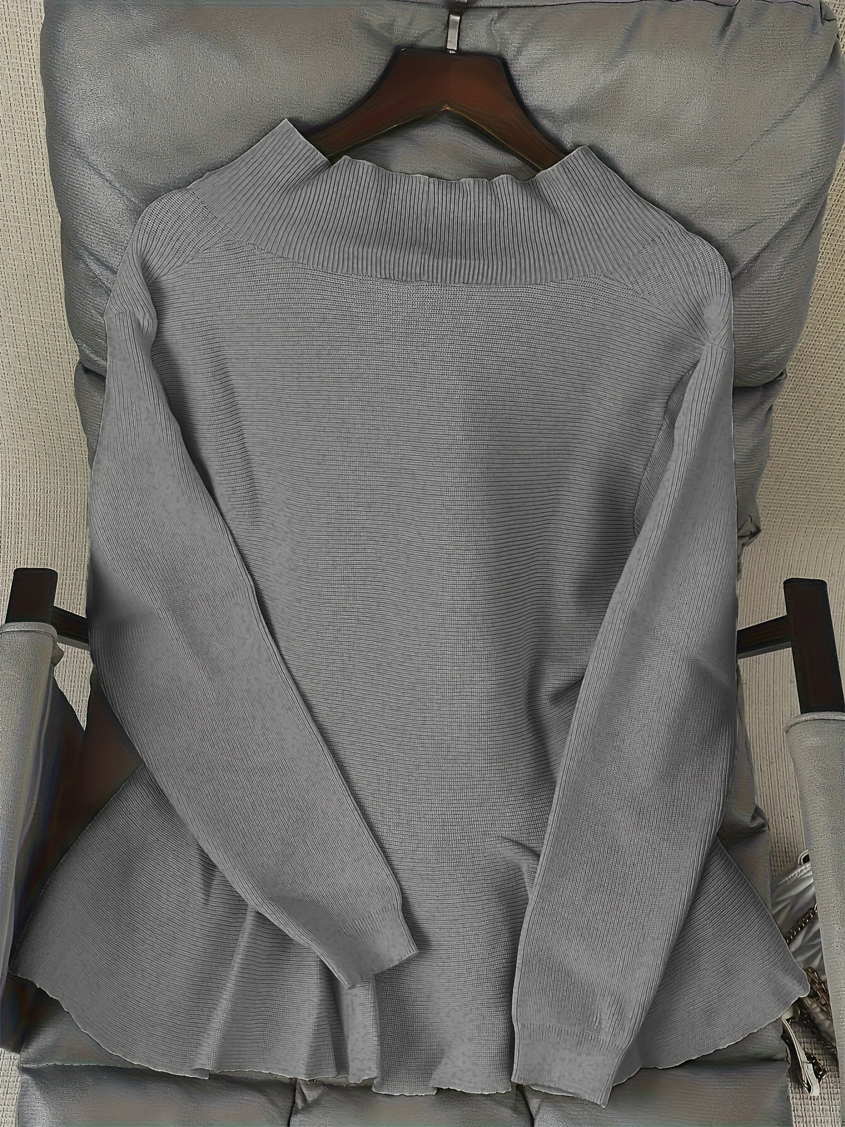 Cardigan grande taille, coupe ample, col V, tombé fluide, autre coloris