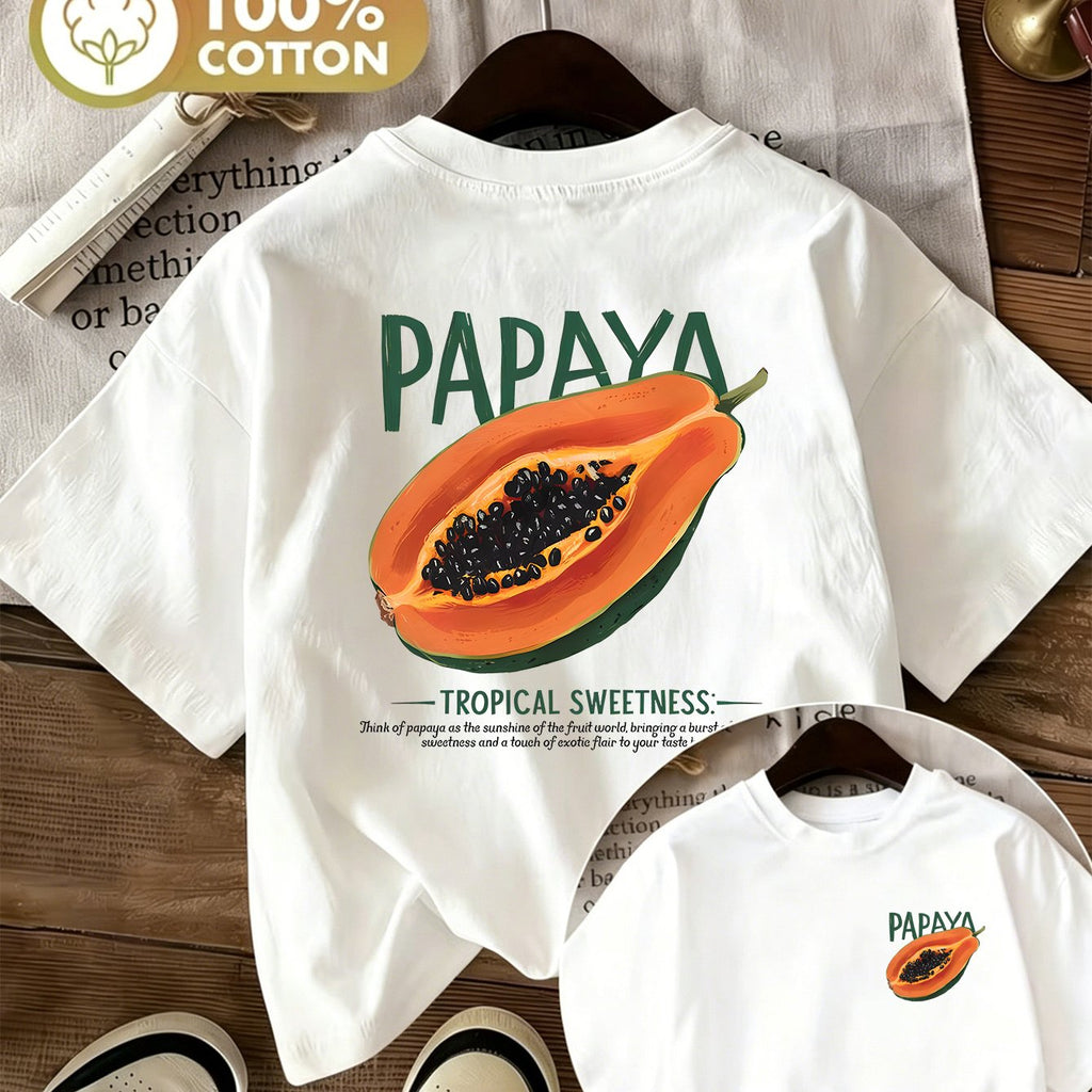 T-shirt grande taille, col rond, manches courtes, toucher naturel — composition : 100% Coton