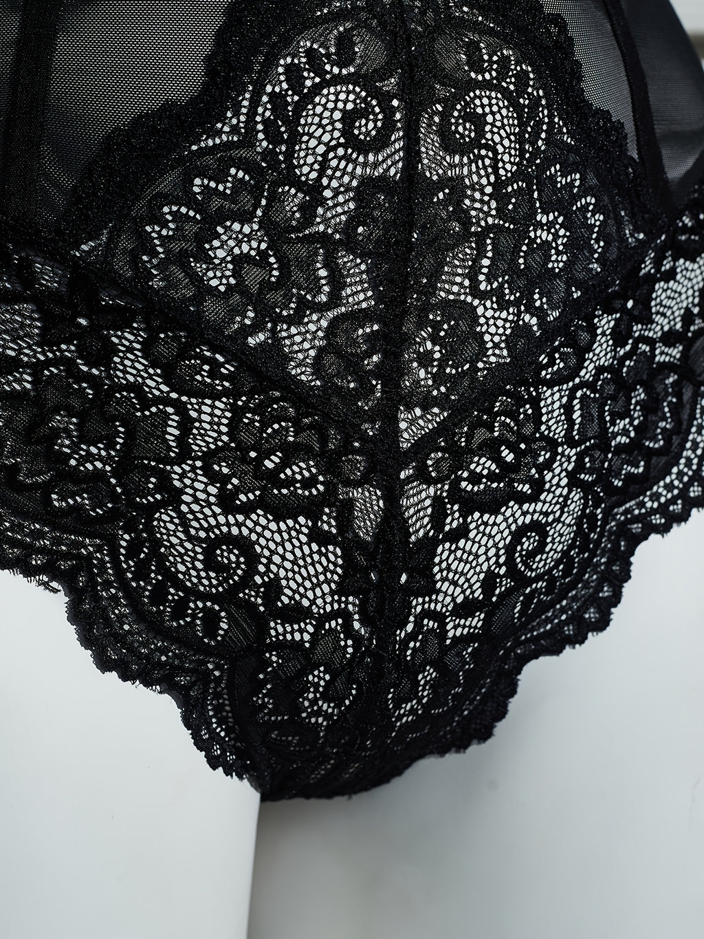 Body gainant grande taille en maille à imprimé fleuri, maille souple, détail du col
