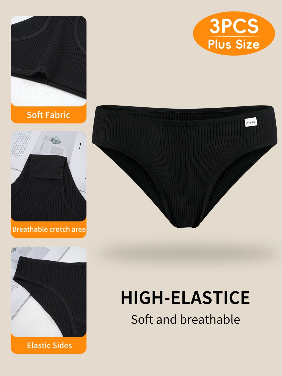 Culotte grande taille, toucher naturel, allure élégante