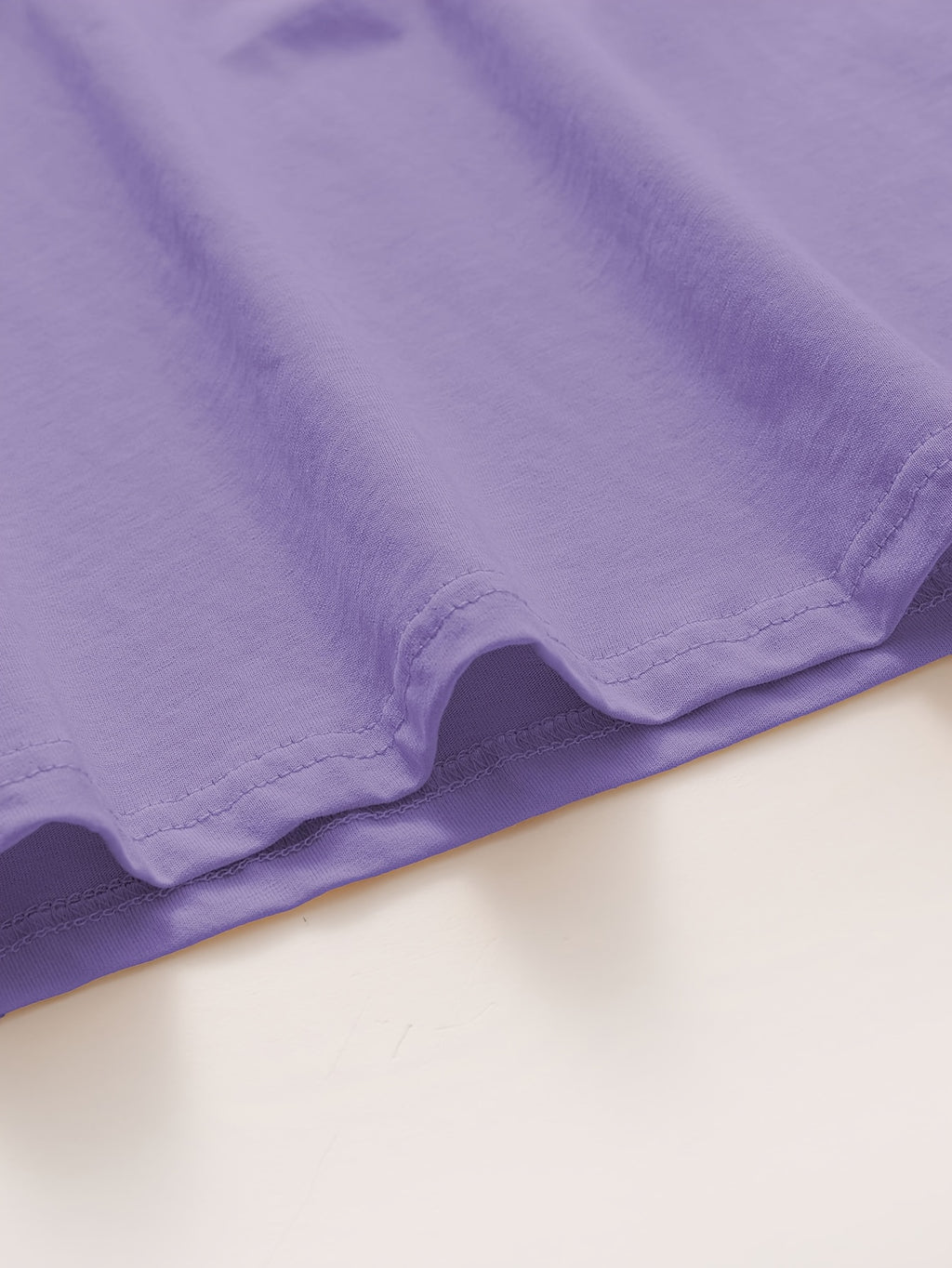 Top grande taille, col rond, manches longues, toucher naturel, visuel produit