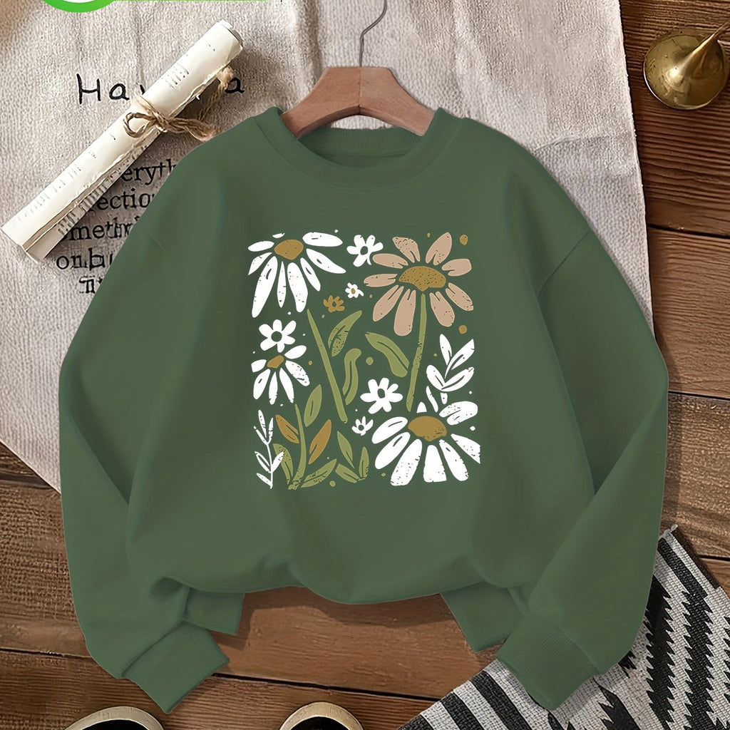 Pull grande taille, col rond, toucher naturel, chaleur d'hiver — composition : 100% Coton
