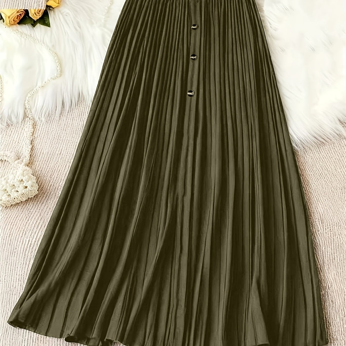 Robe grande taille, coupe longue — composition : 95% Polyester, 5% Élasthanne