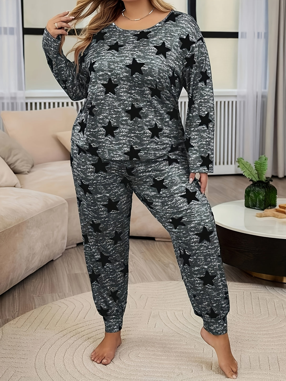 Ensemble grande taille, coupe ample, allure élégante, autre coloris