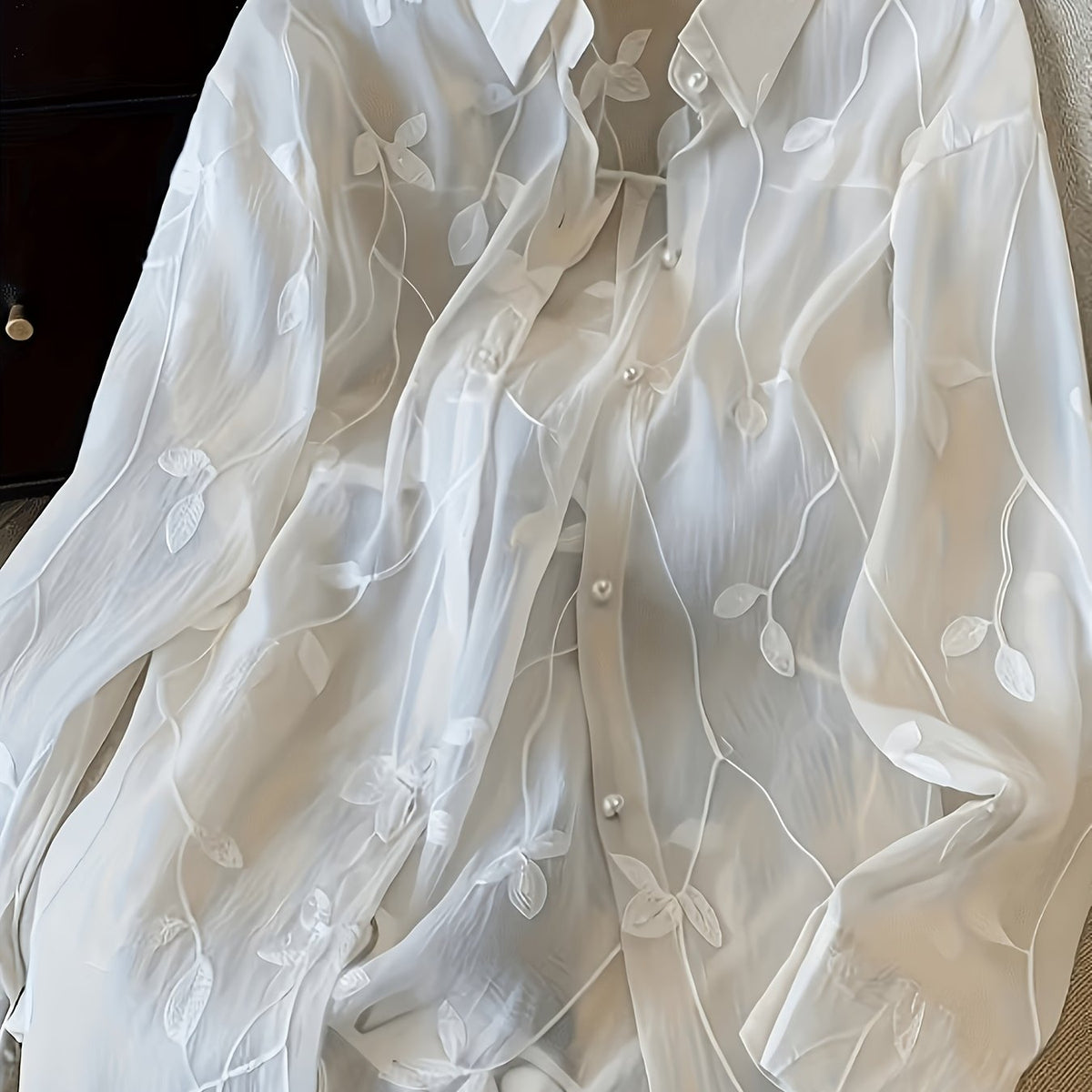 Cardigan grande taille, coupe oversize — matière : polyester Image