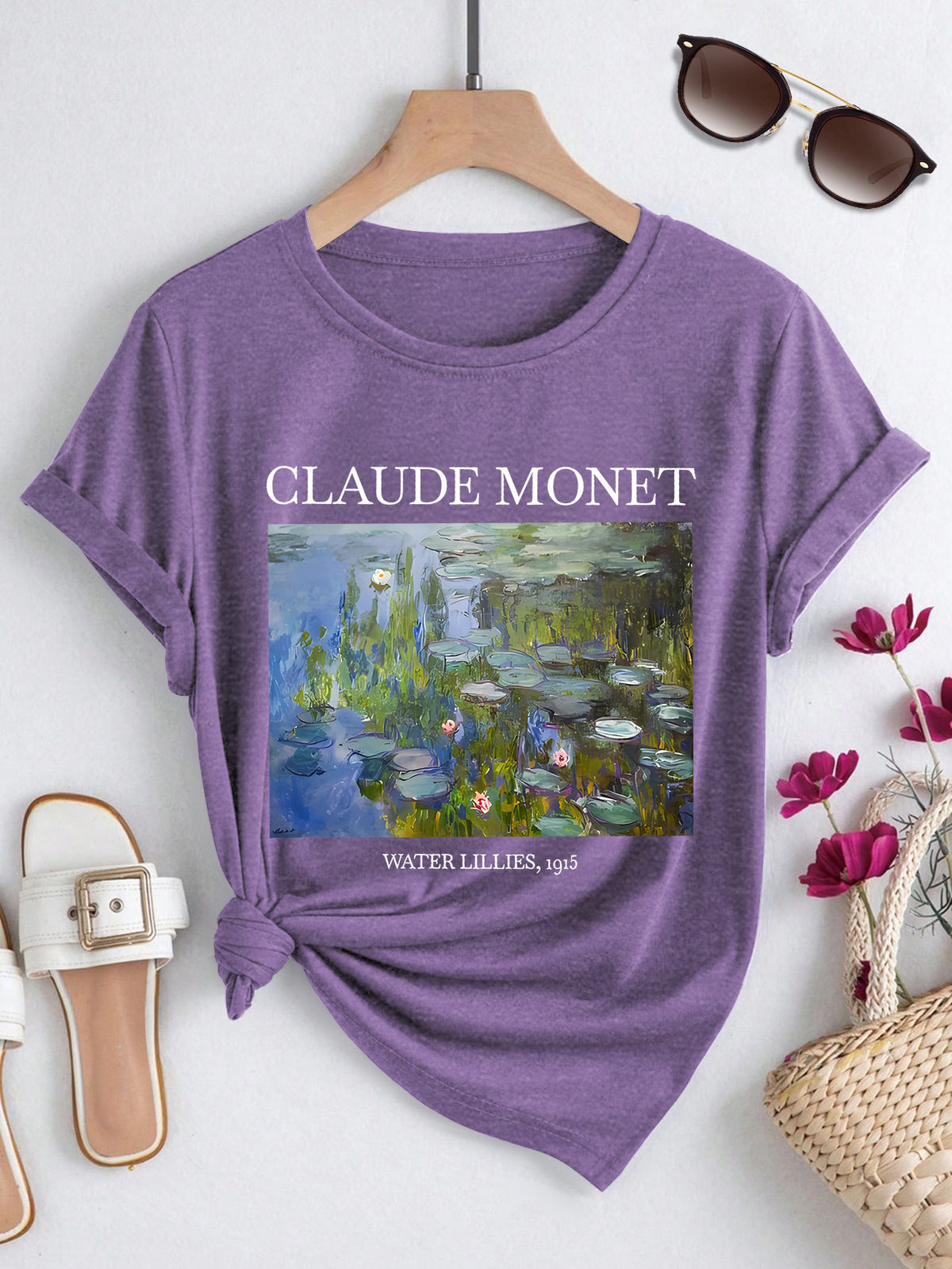 T-shirt grande taille, coupe ample, manches courtes