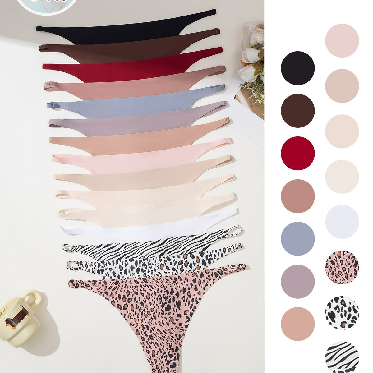 Culotte grande taille, allure élégante — matière : polyamide Image