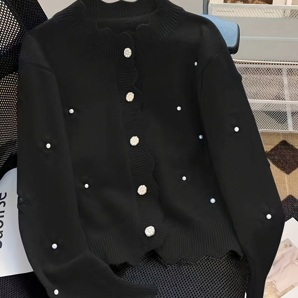 Gilet grande taille, volants, tombé fluide, chaleur d'hiver — composition : 60% Viscose, 20% Polyester, 20% Polyamide Image