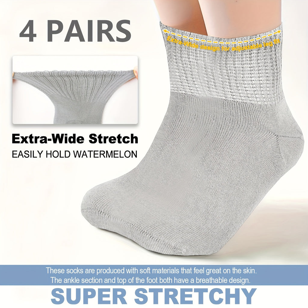 Chaussettes grande taille, coupe ample, tombé fluide