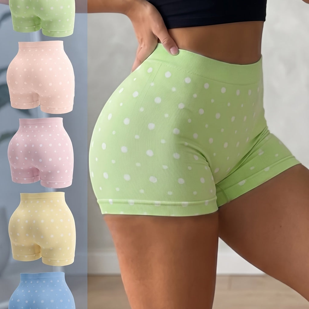 Culotte grande taille à pois, esprit décontracté — composition : 90% Polyamide, 10% Élasthanne