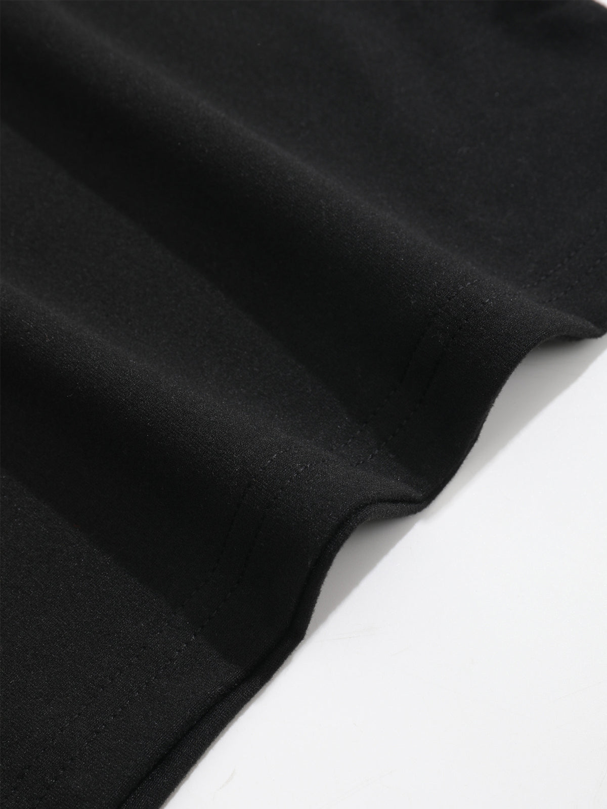 Top grande taille, coupe ample, manches longues, mise en situation