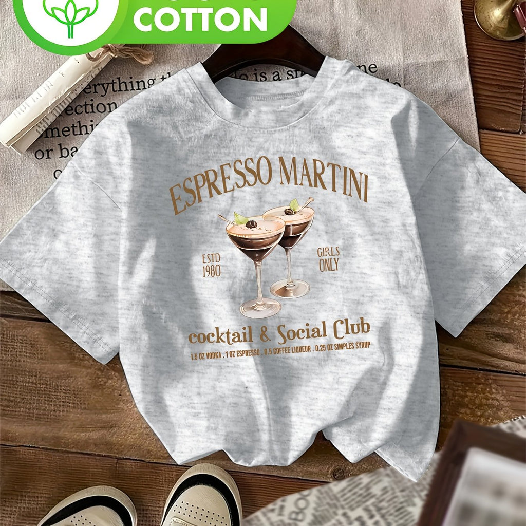 T-shirt grande taille, col rond, manches courtes, toucher naturel — matière : coton