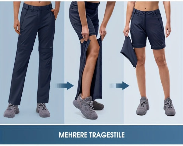Pantalon grande taille, poches plaquées, fermeture zippée, tissu opaque