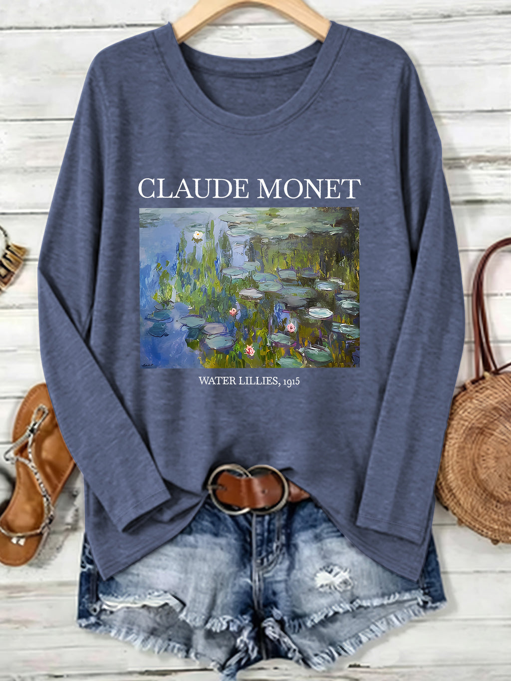 T-shirt grande taille, coupe ample, manches longues, autre coloris