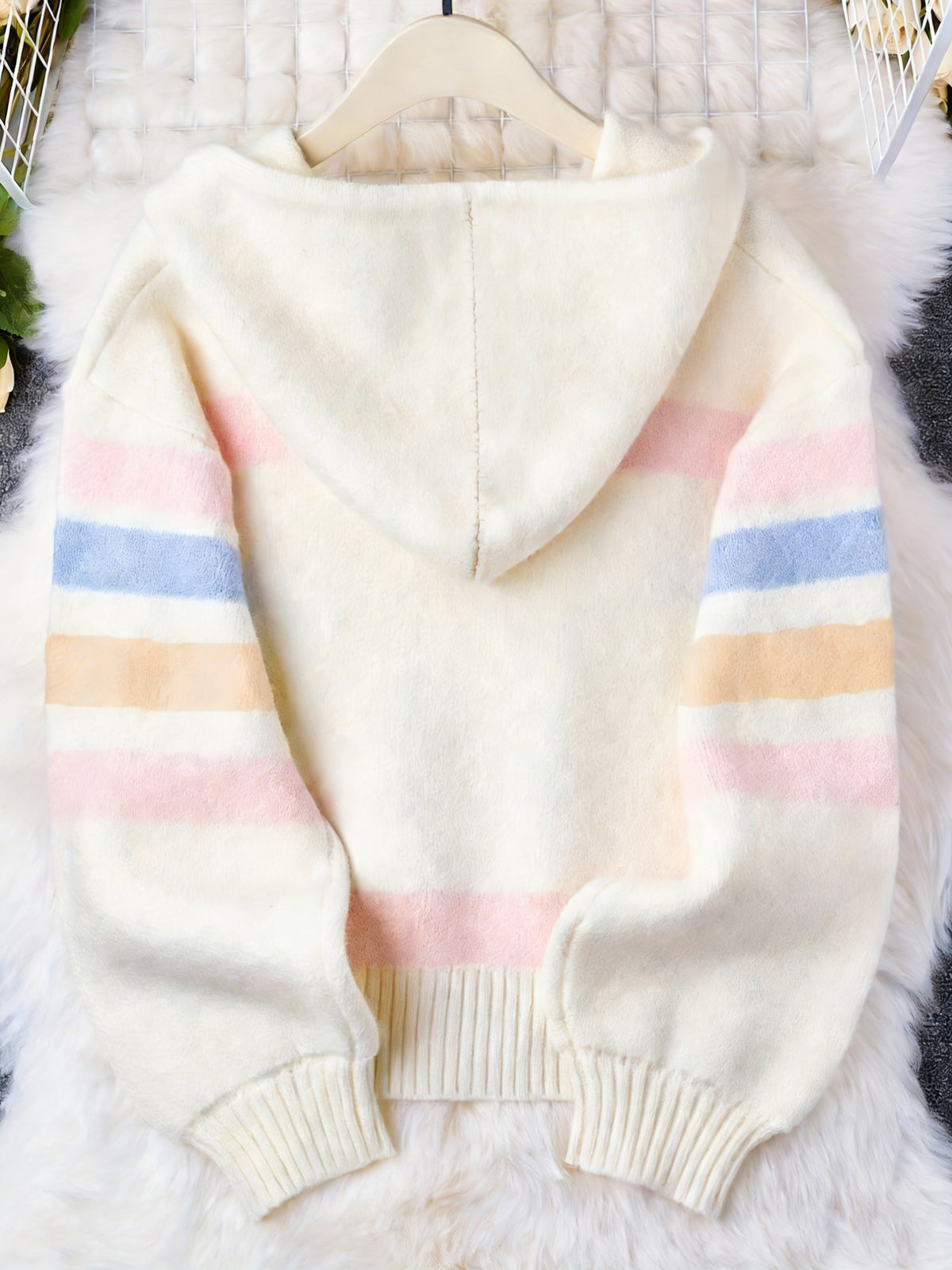 Pull grande taille, capuche, chaleur d'hiver