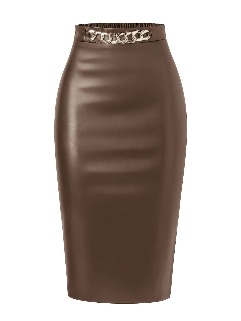 Jupe grande taille, coupe droite, toutes saisons
