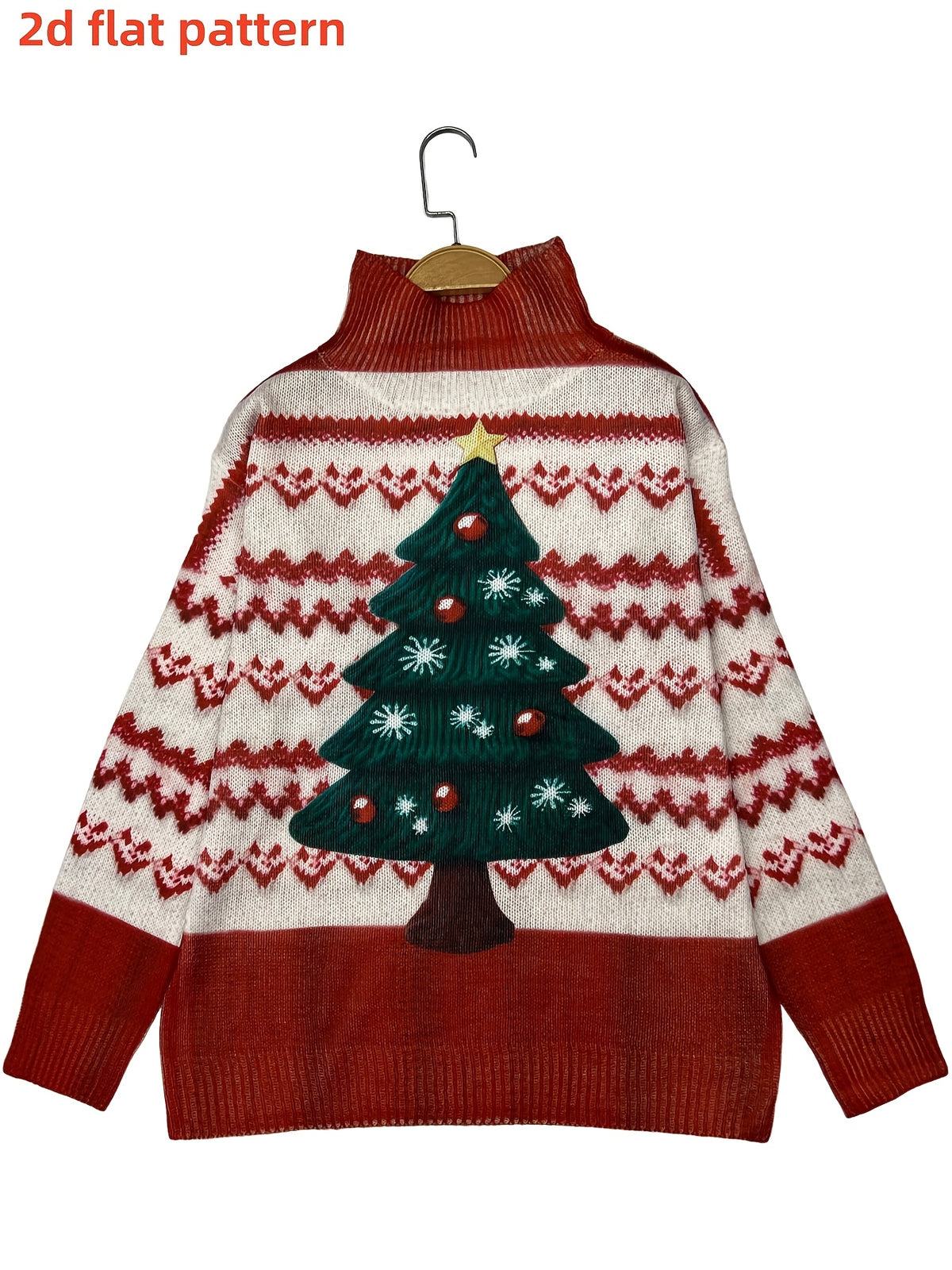 Pull grande taille, coupe oversize, col roulé, chaleur d'hiver, vue de profil