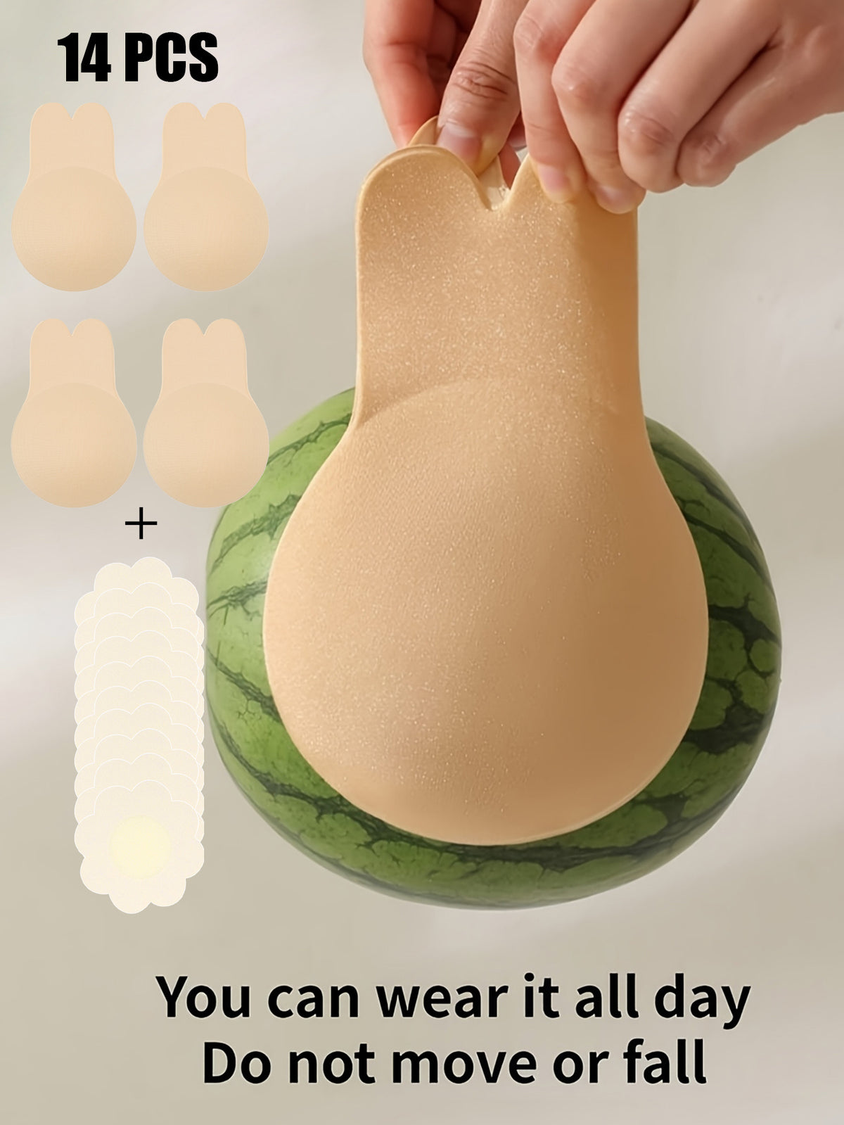 Patchs adhésifs grande taille, colis de 14 pièces ou nude