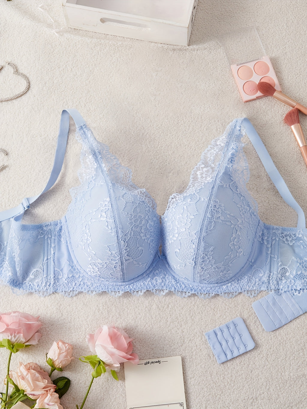 Soutien-gorge grande taille — Dentelle festonnée six coloris