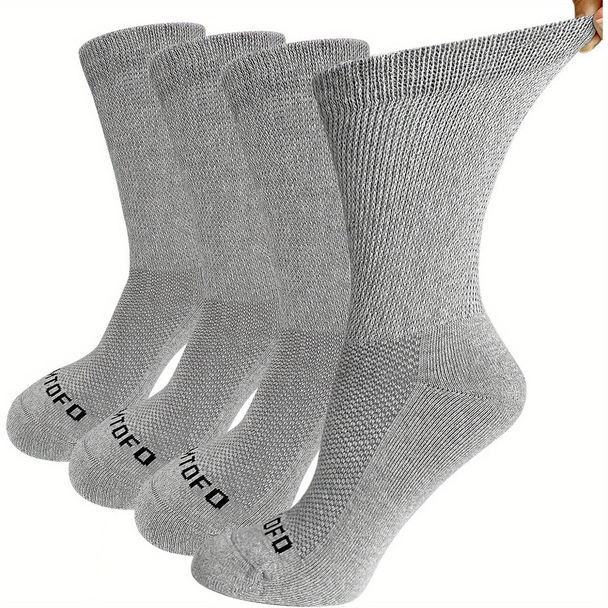 Chaussettes grande taille, coupe ample, toucher naturel — matière : coton Image
