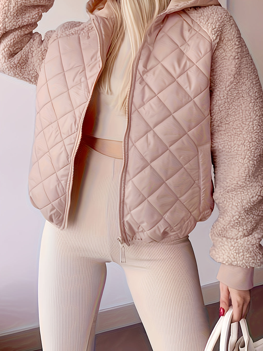 Vêtement grande taille, coupe oversize, chaleur d'hiver — composition : 100% Polyester
