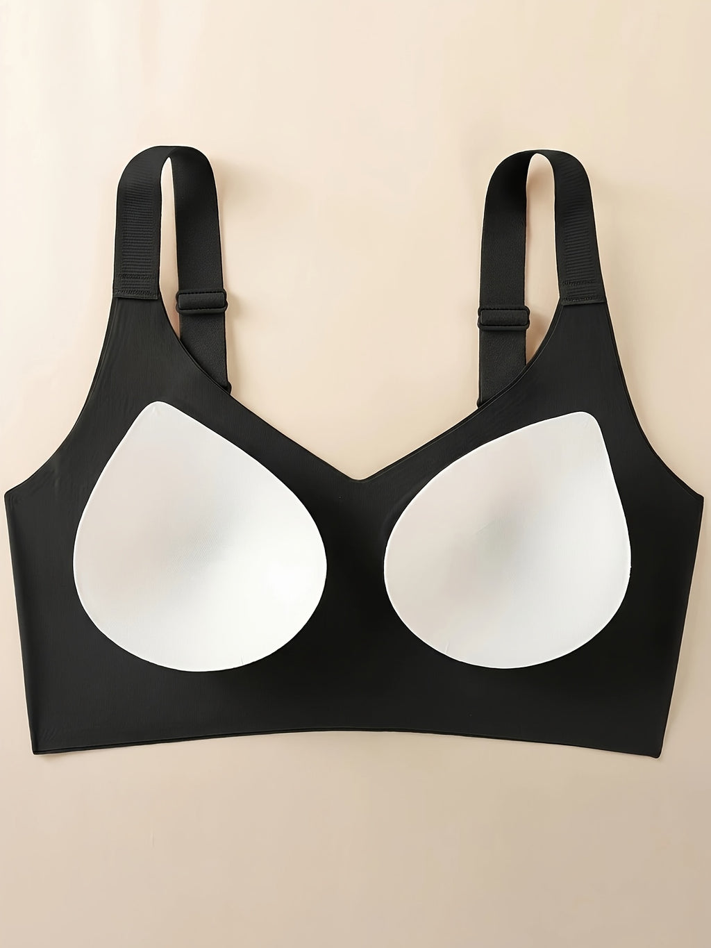Soutien-gorge grande taille — Quatuor en maille côtelée