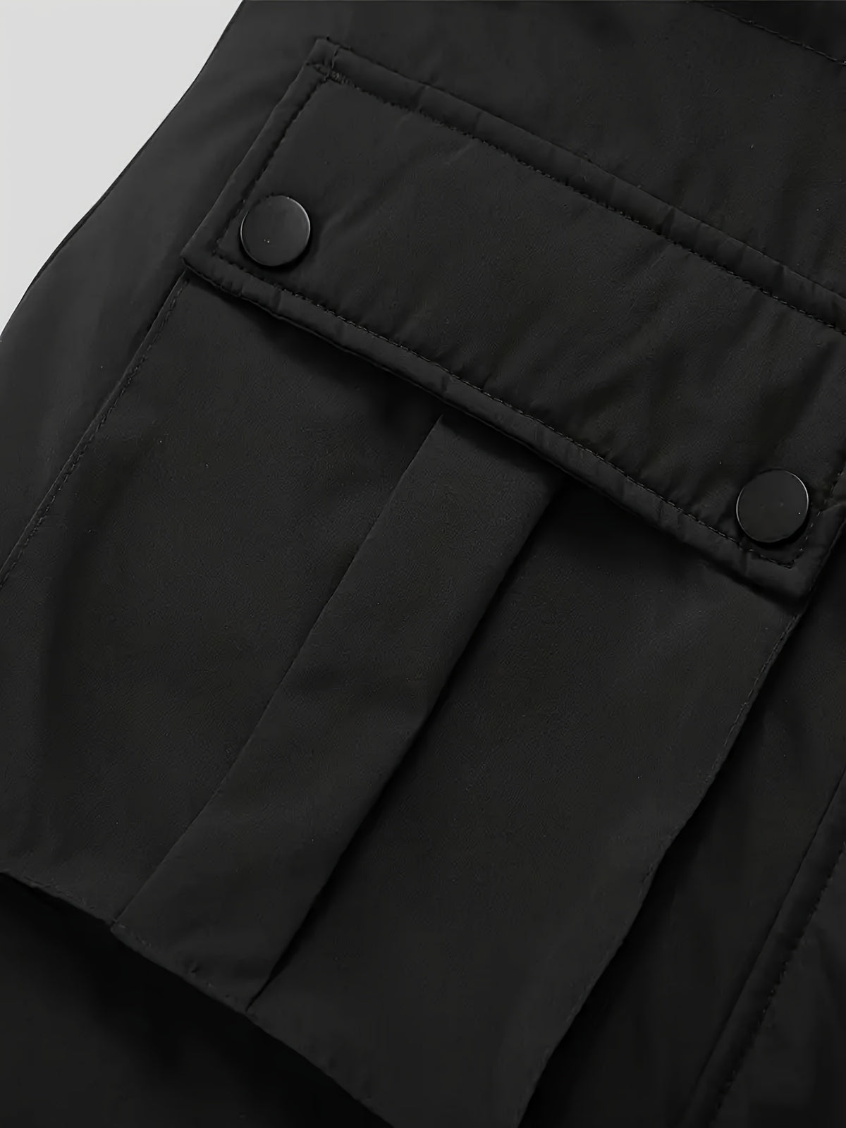 Manteau grande taille, coupe ample, manches longues, chaleur d'hiver, porté de face