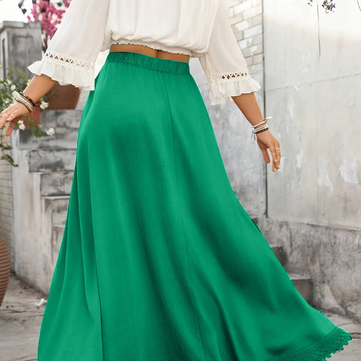Jupe grande taille — matière : polyester Image