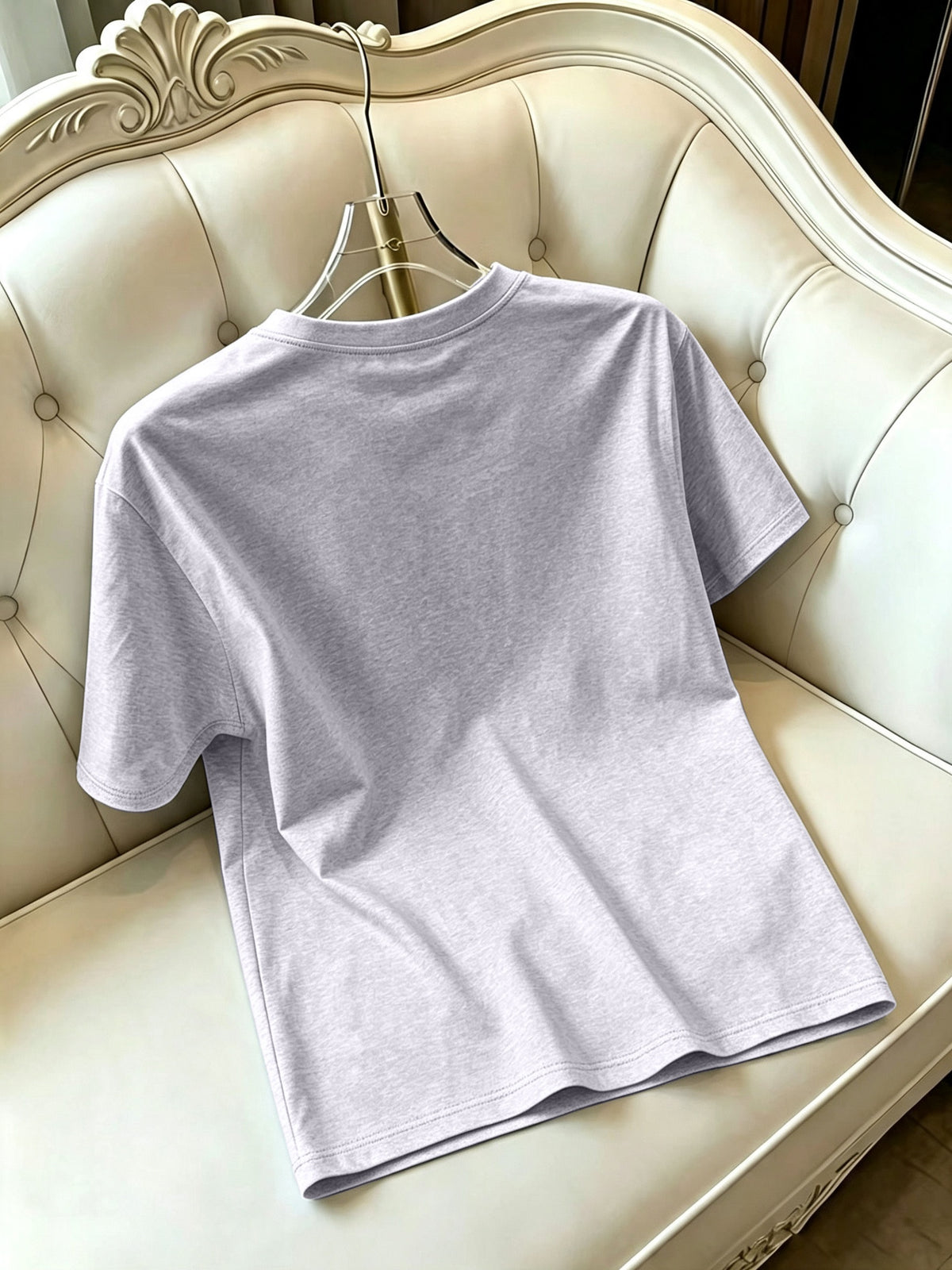 T-shirt grande taille, manches courtes, toutes saisons, mise en situation