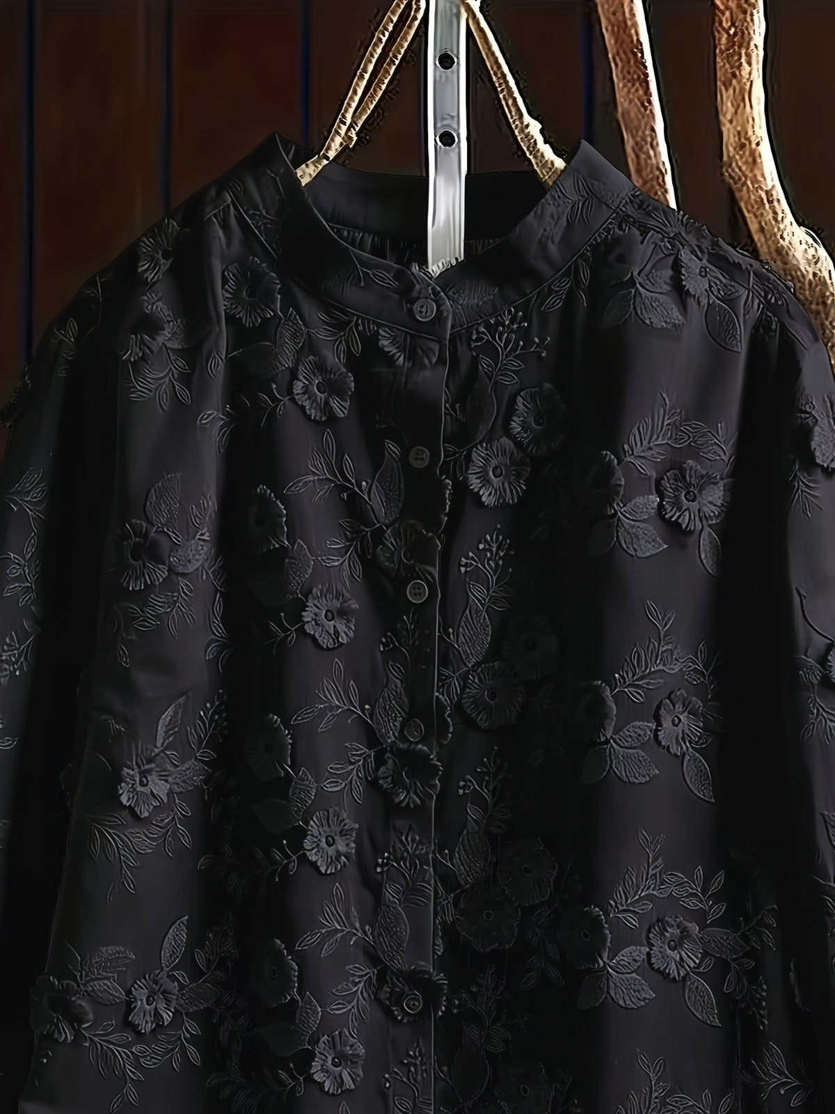 Chemise grande taille, toutes saisons, vue de profil