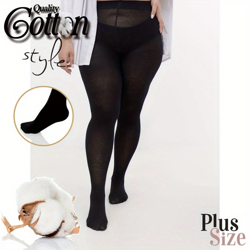 Collant grande taille — Toucher naturel, détail du tissu