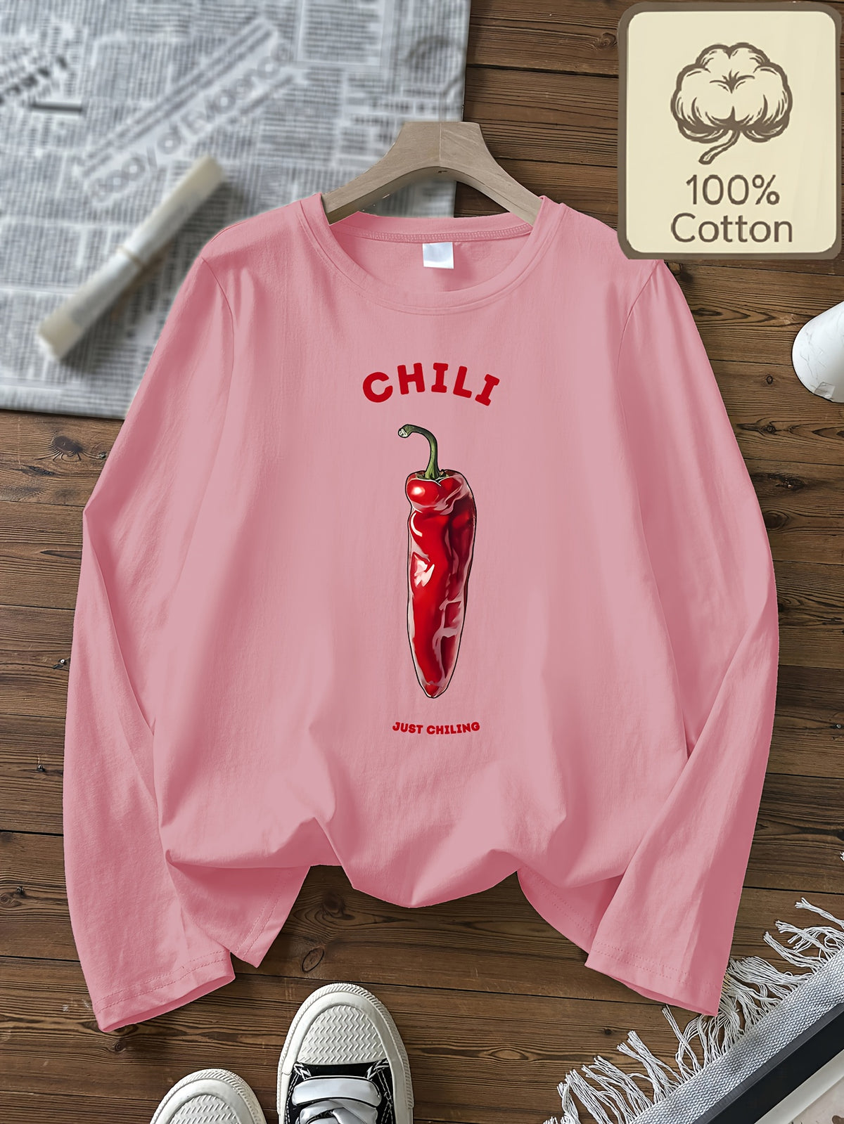 T-shirt grande taille, manches longues, toucher naturel, chaleur d'hiver, détail du col
