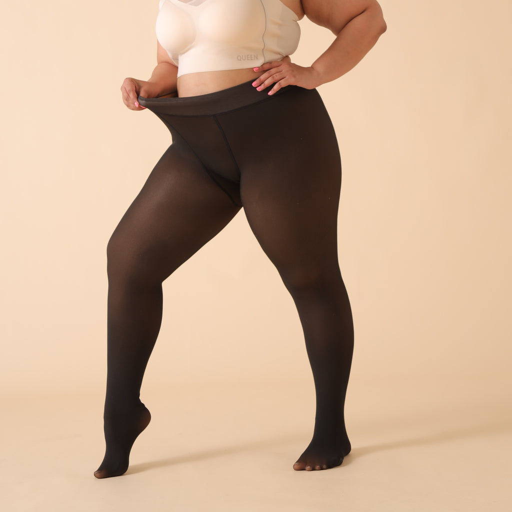 Collant grande taille — Forte élasticité — composition : 74% Polyester, 26% Élasthanne