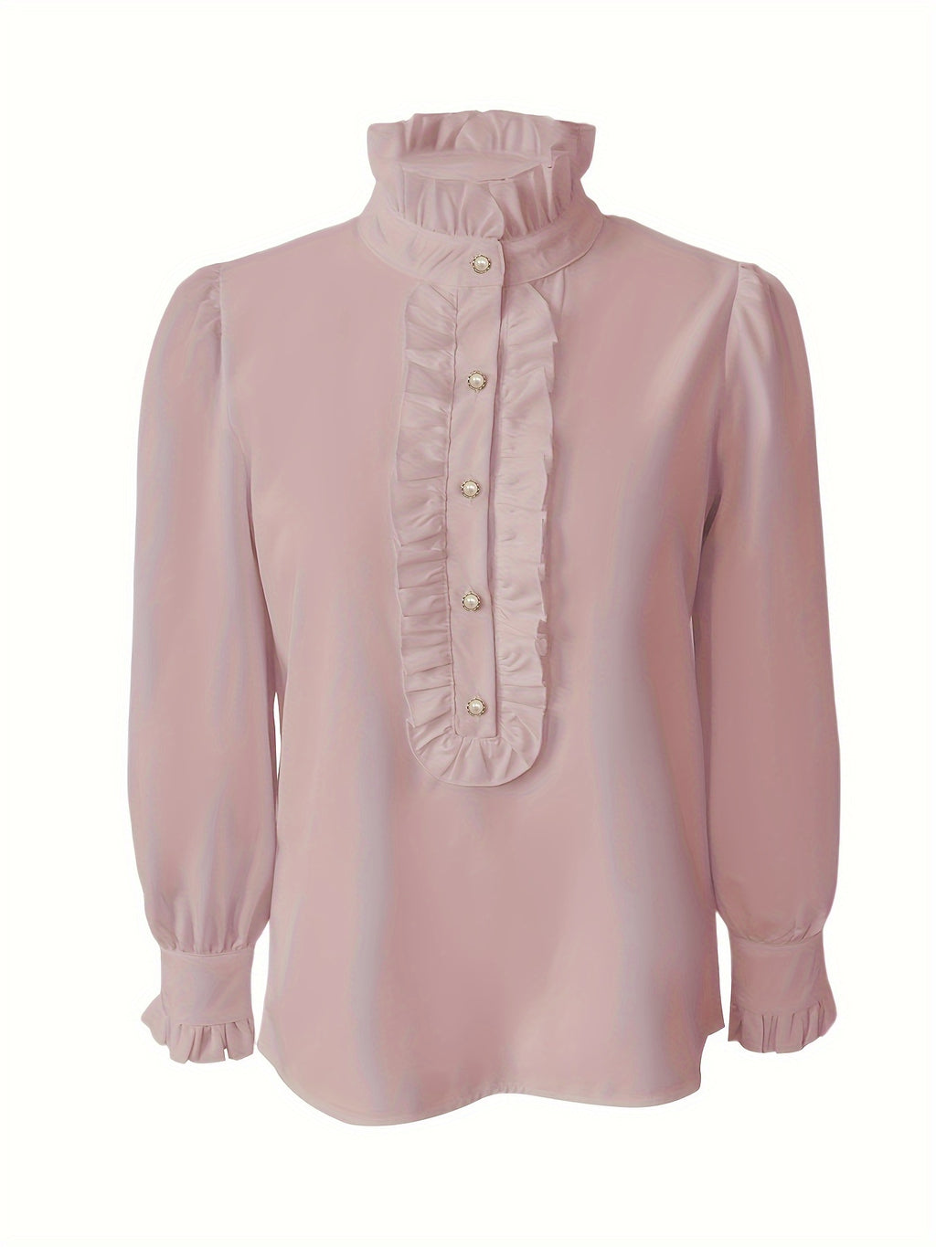Blouse grande taille, volants, visuel produit