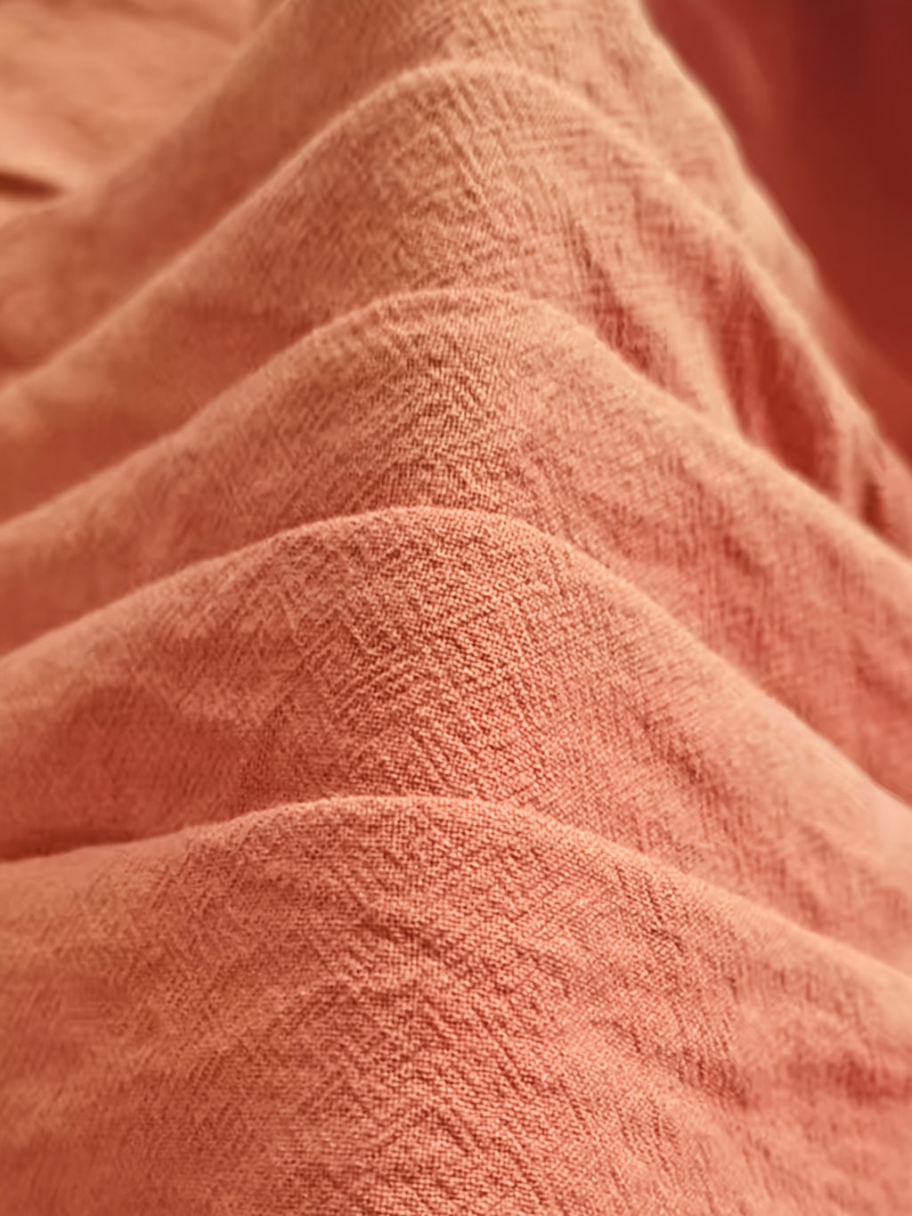Robe en lin grande taille — Maxi cocon à poches de côté