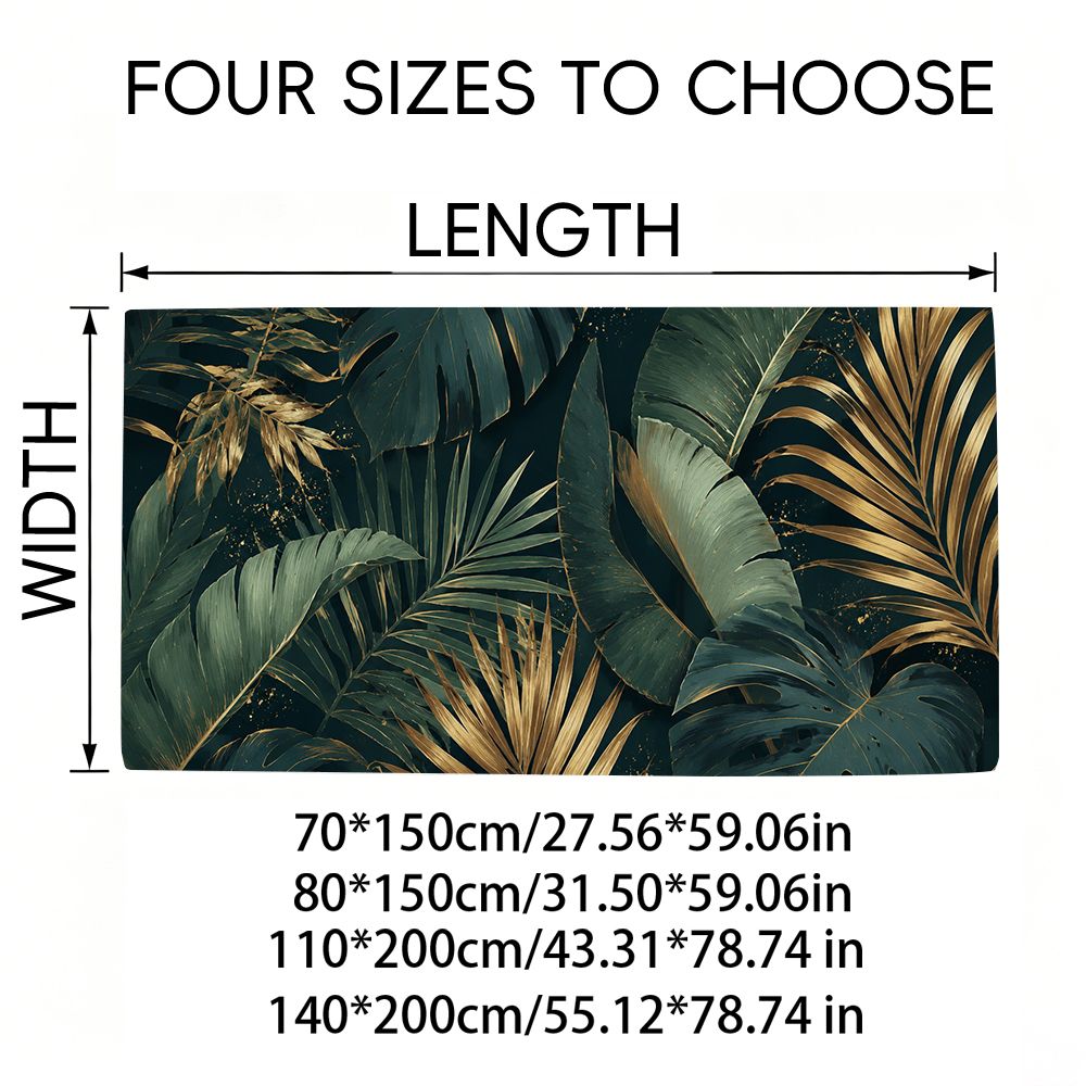 Châle grande taille à imprimé tropical, porté de face