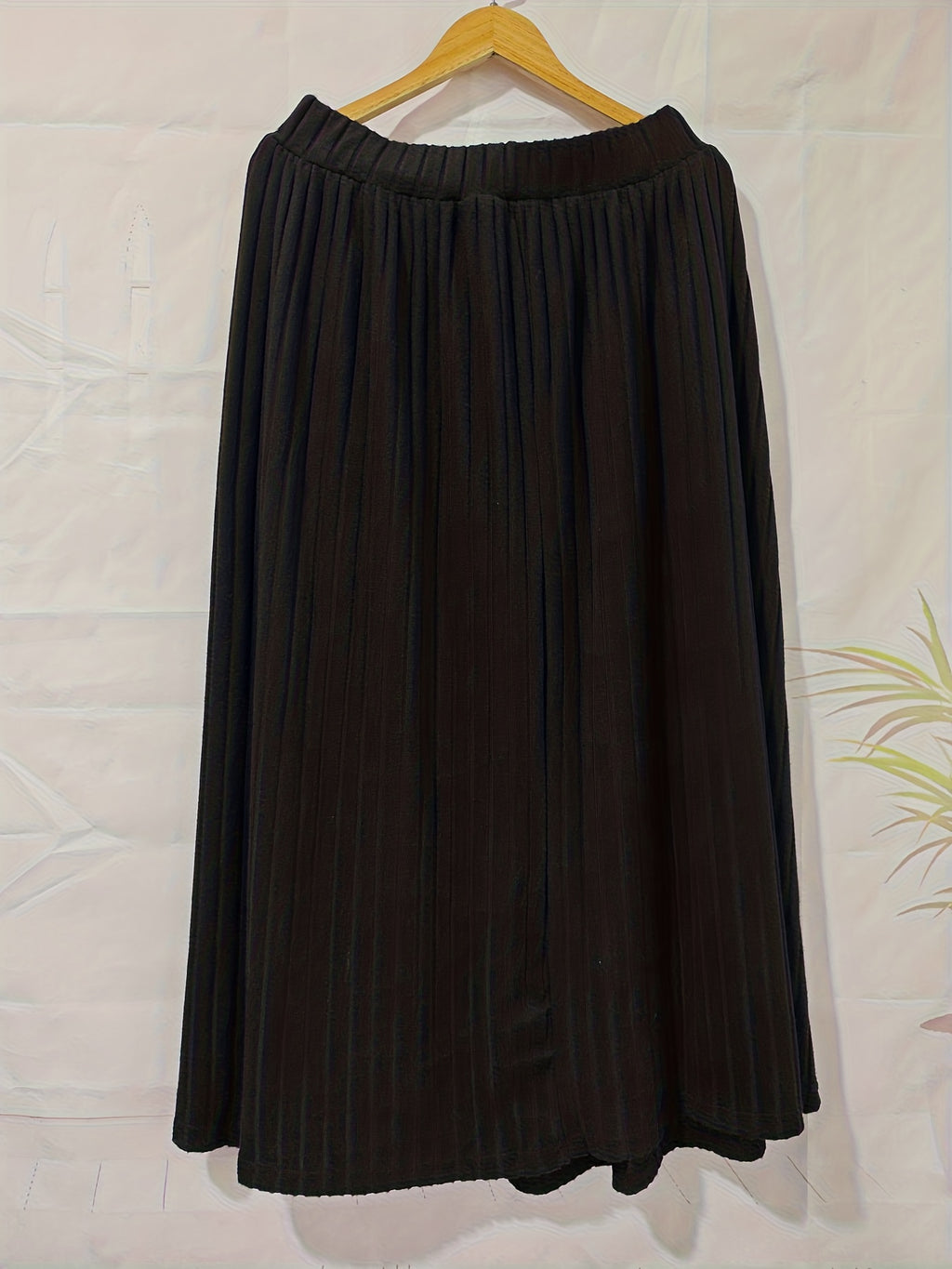 Robe grande taille, coupe longue, vu de dos
