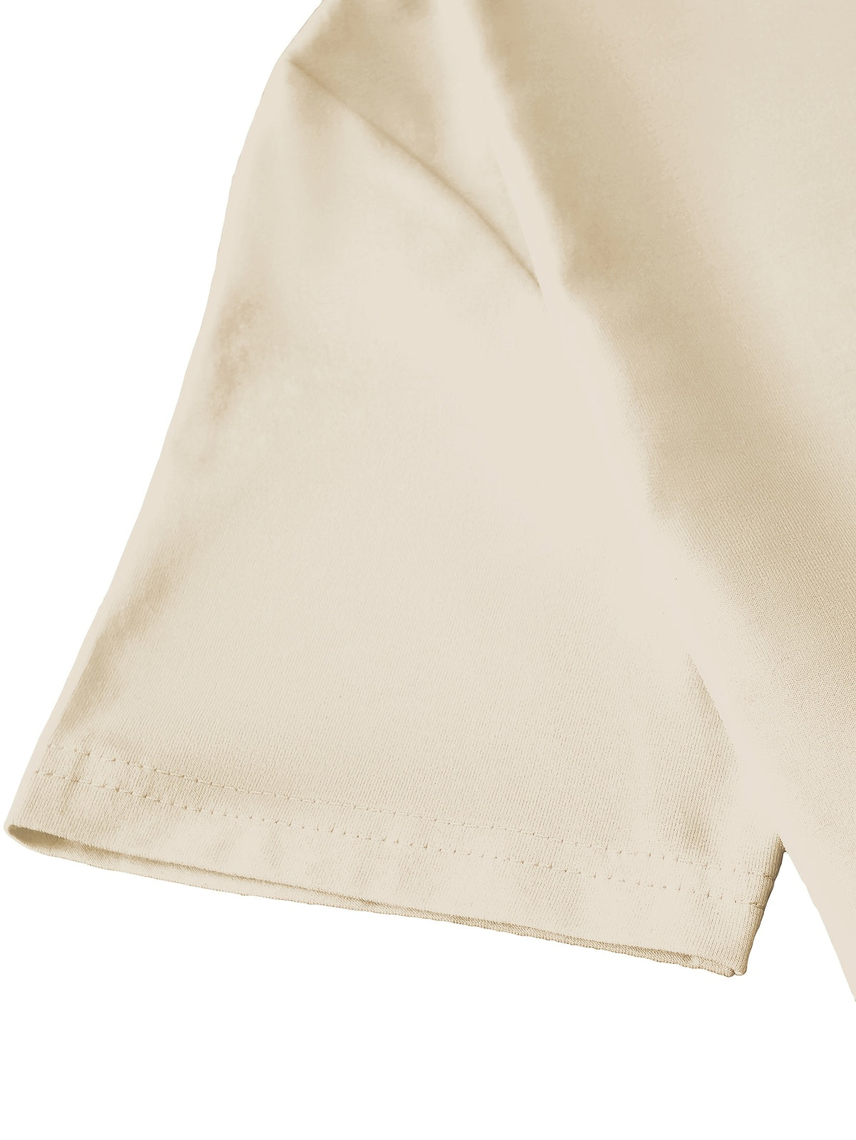Top grande taille, col rond, manches courtes, toucher naturel, autre coloris