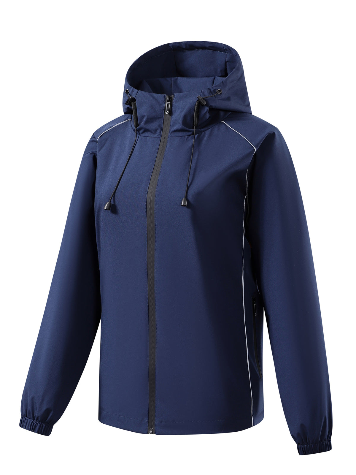 Veste grande taille, cordon de serrage, capuche