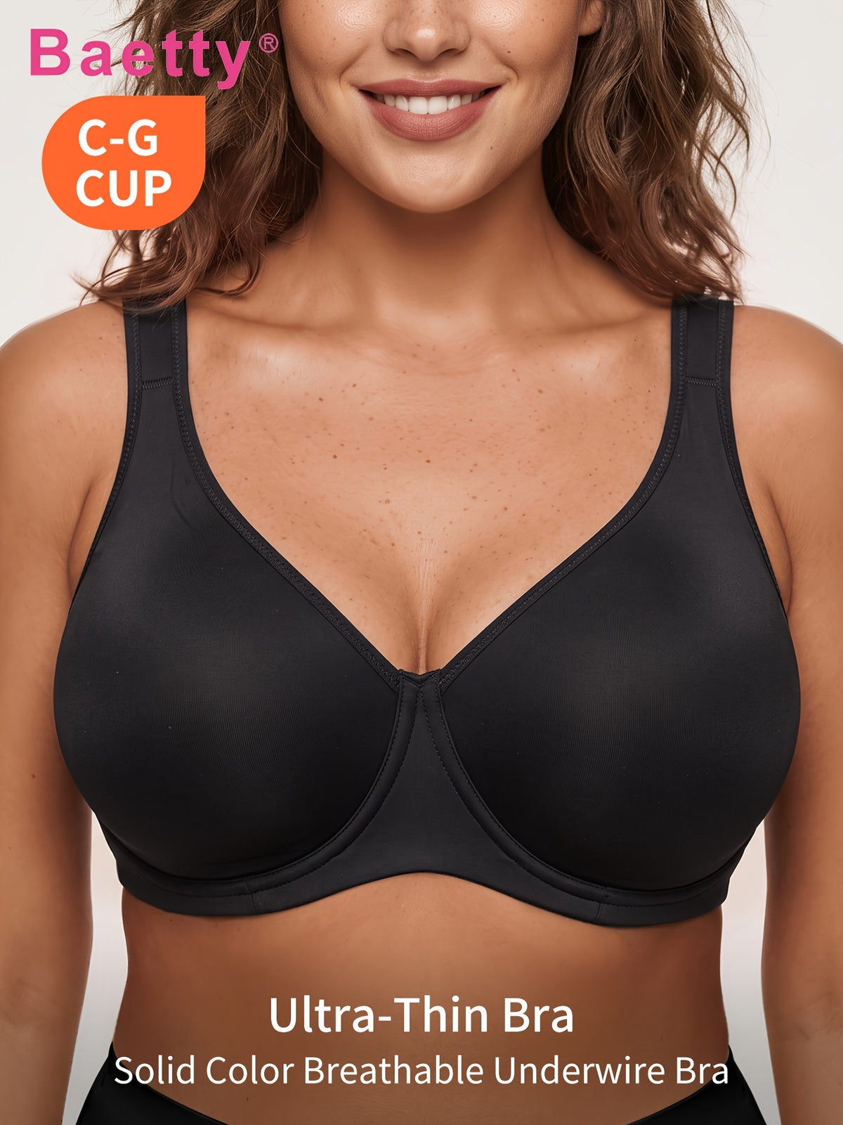 Soutien-gorge grande taille, mousse, épaules larges