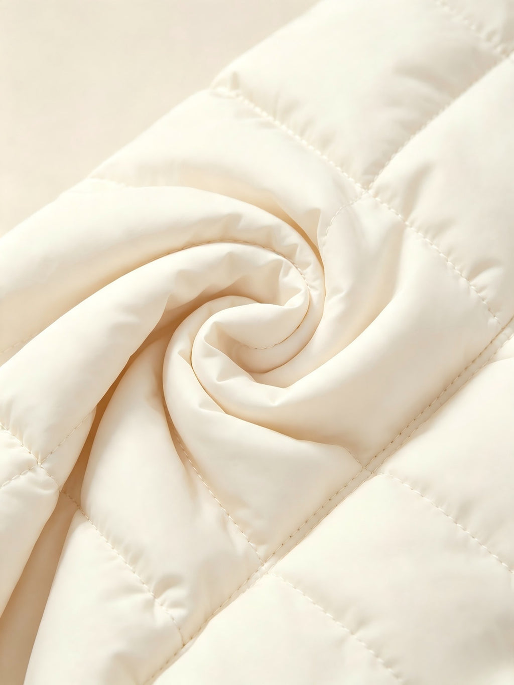 Manteau grande taille, coupe ample, capuche, fermeture zippée, vu de dos