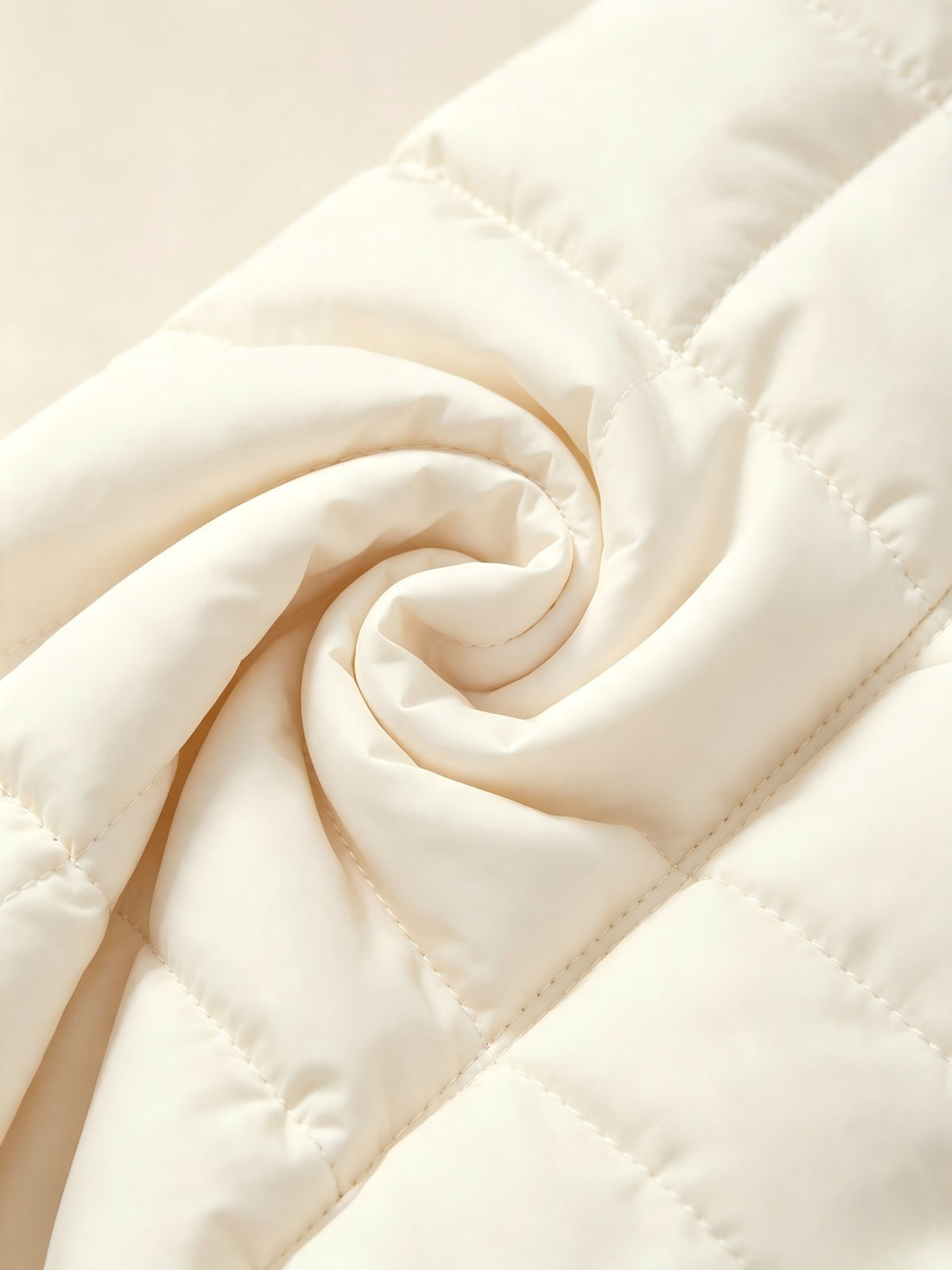 Manteau grande taille, coupe ample, capuche, fermeture zippée, vu de dos