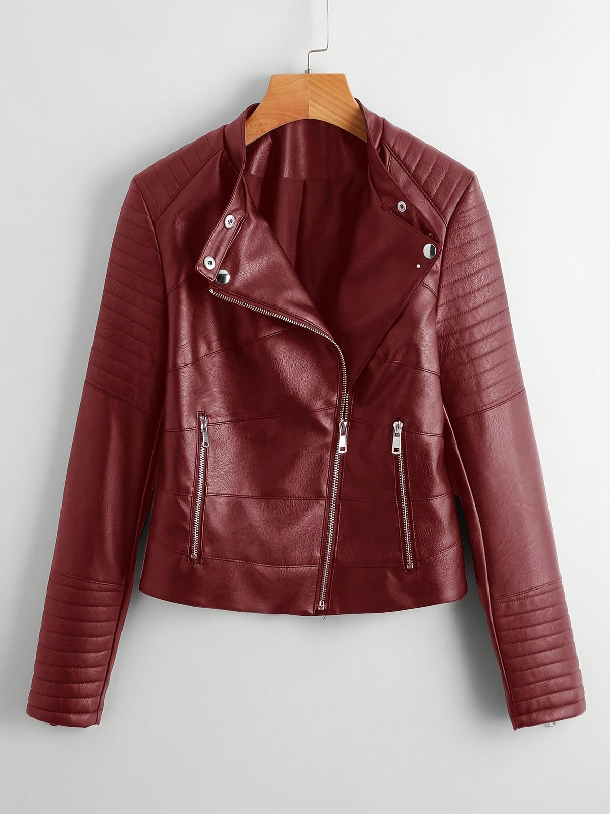 Veste grande taille, détail du col