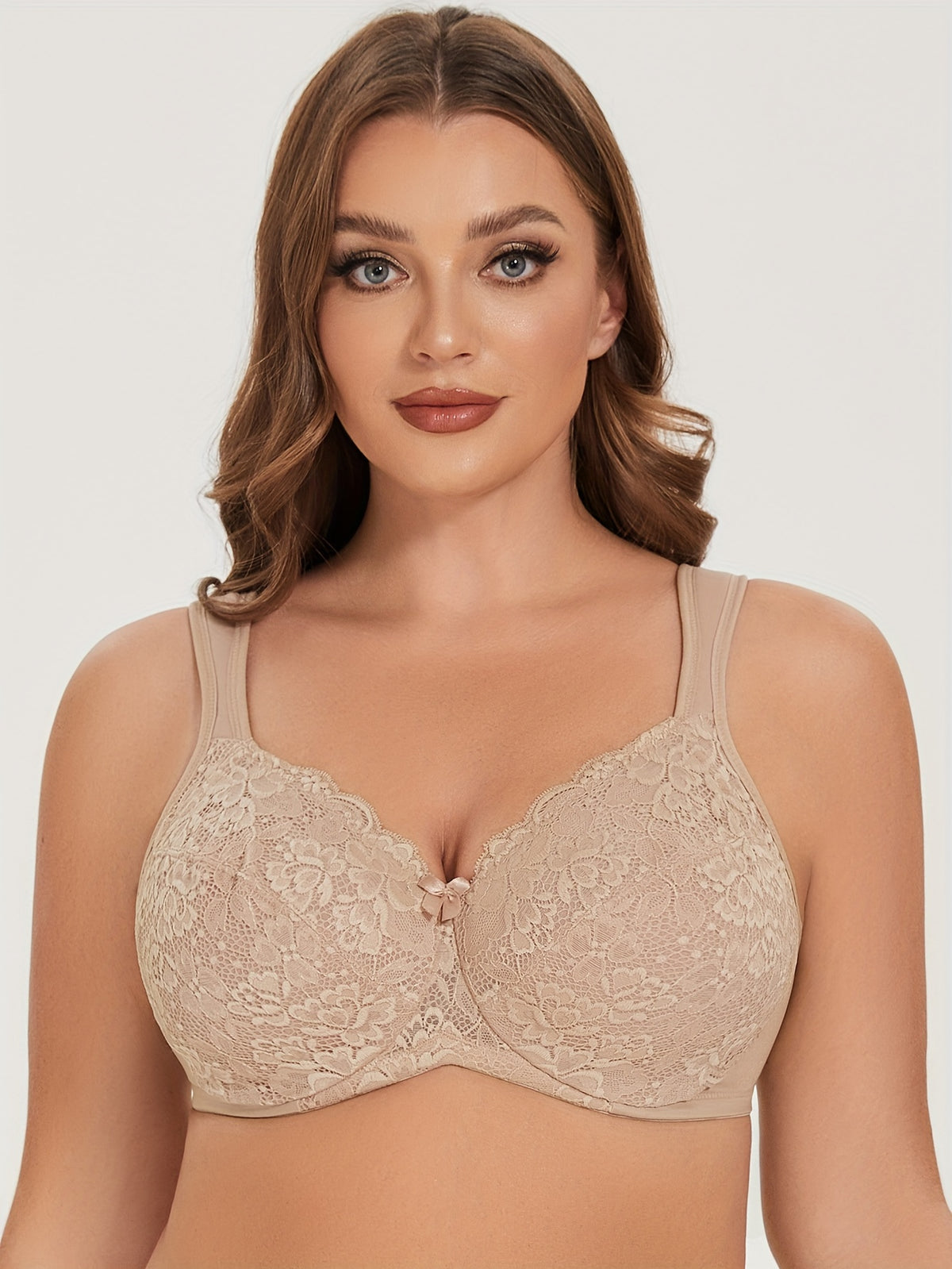 Soutien-gorge en dentelle florale grande taille — 39 tailles