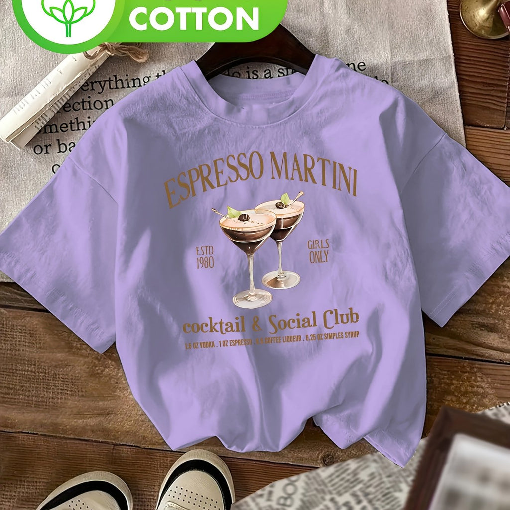 T-shirt grande taille, col rond, manches courtes, toucher naturel, vu de dos