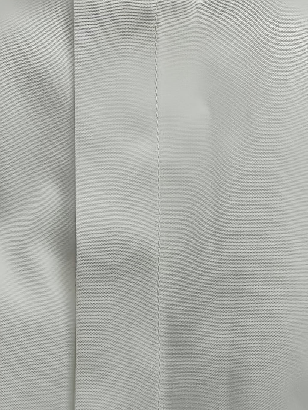 Chemise grande taille, col montant, volants, tissu opaque