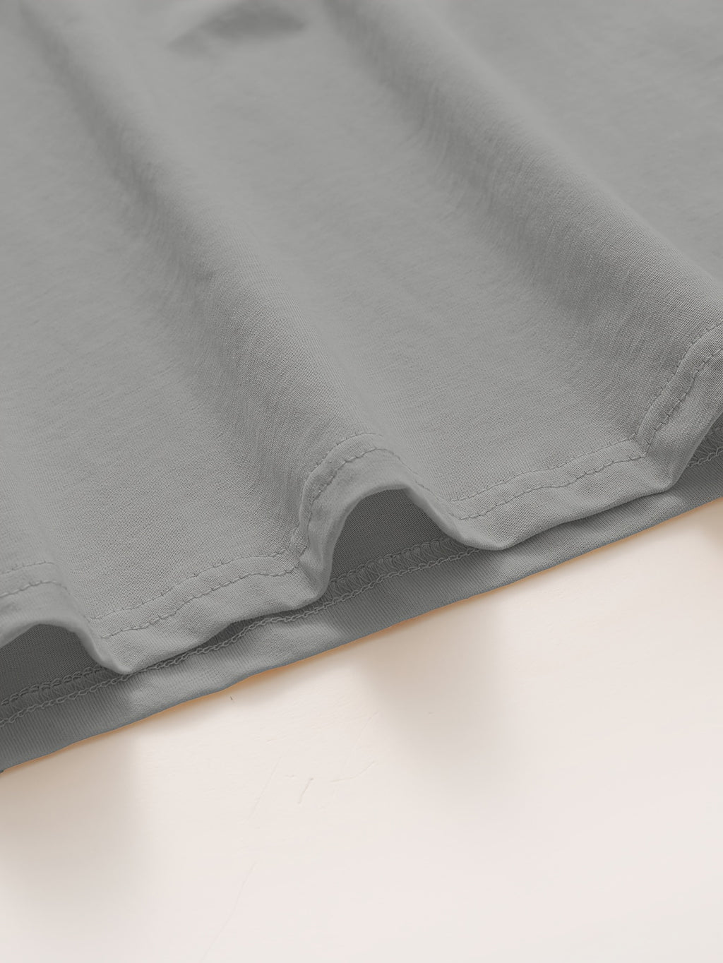 Top grande taille, col rond, manches longues, toucher naturel, autre coloris
